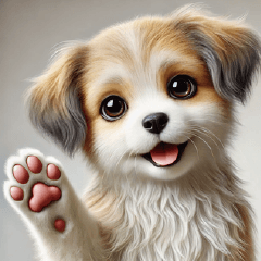 Adorable Realistic Dog Stickers