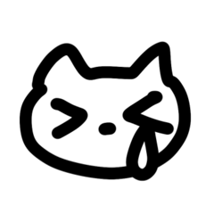 rakugaki neko stamp