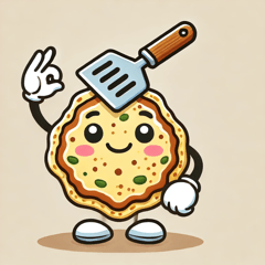 Cute Saluting Okonomiyaki Stickers