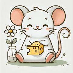 Relaxing Mouse Stickers