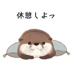 Cute otter stickers.