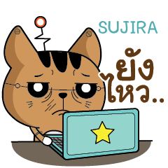 SUJIRA หุ่นยนต์แมวกินเงินเดือน e