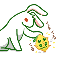 leisurely Rabbit and popping lemon