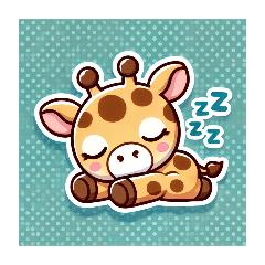 Cute Giraffe StickerCute