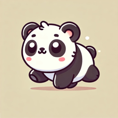 Stiker LINE Panda Penasaran