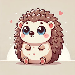 Curious Hedgehog LINE Stickers