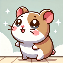 Curious Hamster LINE Stickers