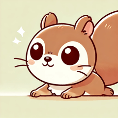 Curious Squirrel LINE Stickers