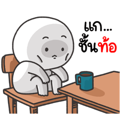 หัวกลมขาวละมุน ดุ๊กดิ๊ก