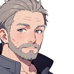 Stickers for handsome old men 14