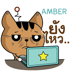AMBER The Salary Robot cat