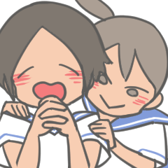ゆるい女の子と猫