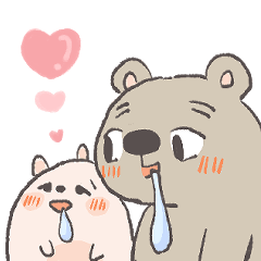 hamster and brown bear