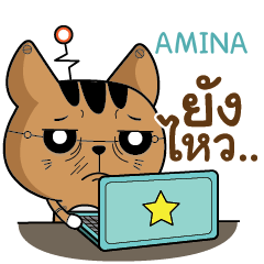 AMINA หุ่นยนต์แมวกินเงินเดือน e