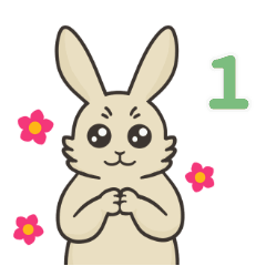 外面ウサギ - LINE スタンプ | LINE STORE