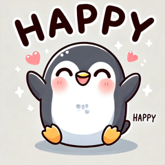 Cute Soothing Penguin Stickers