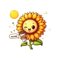 Cute Little Sunflower 01