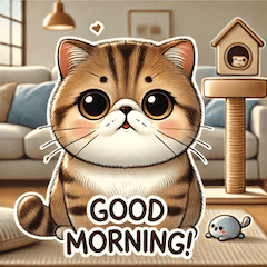 Adorable Exotic Shorthair Stickers