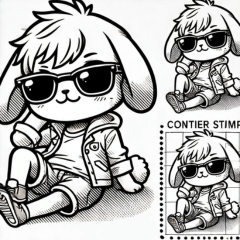 アニマルパラダイススタンプセット