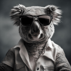 The Silent Rebel Koala