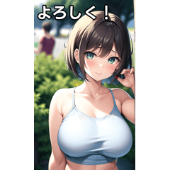 Summer clothes girls with short hair