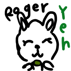 rabbit sticker 2024