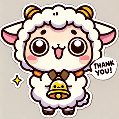 Hitsumin - Expressive Sheep Stickers