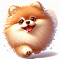 Anyways, the Pomeranian is so cute.