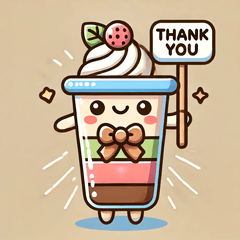 Cute Parfait Stickers