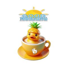 Mischievous Yellow Duck (Mini)