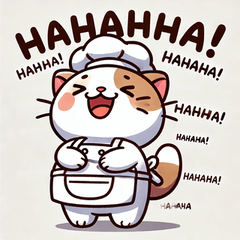 Cute Chef Cat Stickers