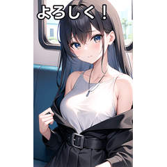 girl riding a train girl riding a train