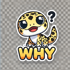 Leopard Gecko Stickers