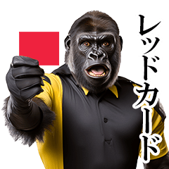 *Real gorilla Soccer Referee