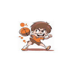 Crazy about basketball