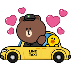 LINE TAXI × BROWN & FRIENDS