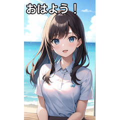 summer sea polo shirt girls