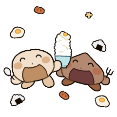 egg with chestnut