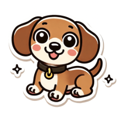 Adorable Dachshund Daily LINE Stickers