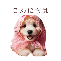 Babushka Pup's Cute Stickers