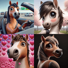 Playful Horse Emotions