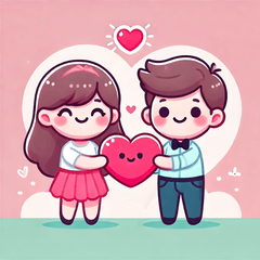 Sweet Couple Stickers