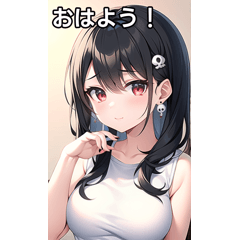 skull hair earrings for girls