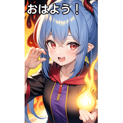 magician who manipulates flames