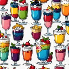 Delightful Parfait Stickers