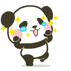 Move! Chubby Panda : Convey emotions