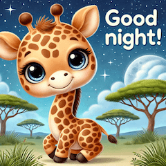 Cute Giraffe Sticker Pack