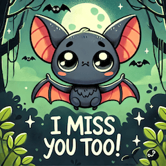 Cute Bat Stickers!