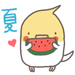 Cockatiels meichan summer stickers