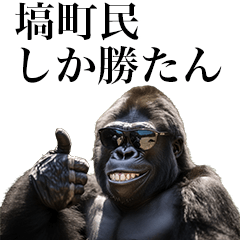 [Hanawa-machi] Funny Gorilla stamps send